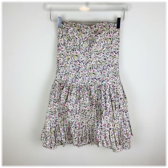 J.Crew‎ Liberty of London Daisy Day Dress Strapless - Picture 16 of 16